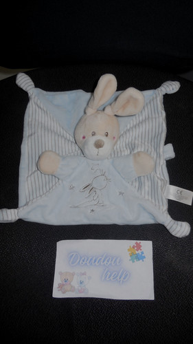 245 doudou plat - doudou, lapin