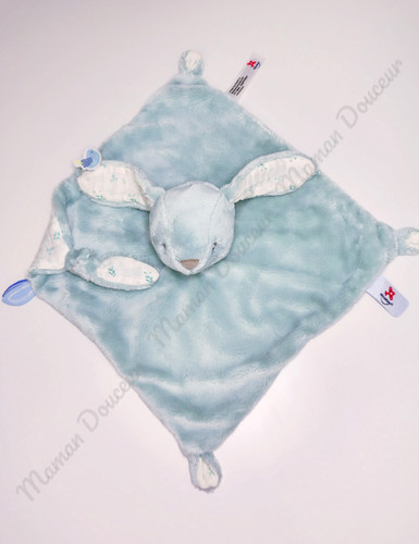 Doudou plat lange - lange, blanc