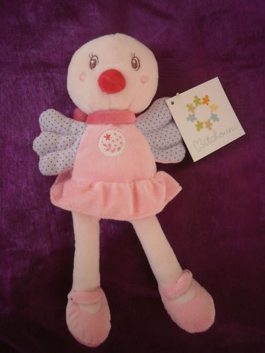 Doudou oiseau pantin rose - doudou,