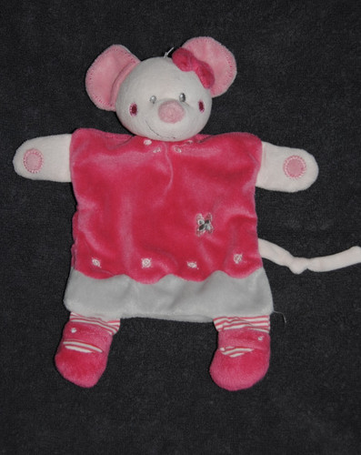 Doudou plat souris - plat,