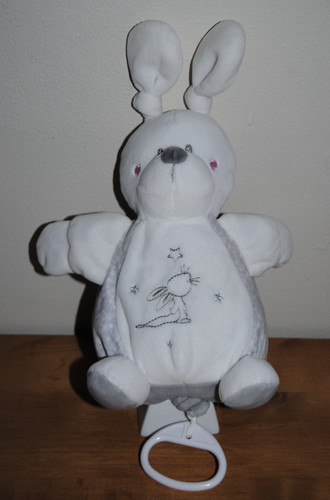 Doudou lapin musical simba - lapin,