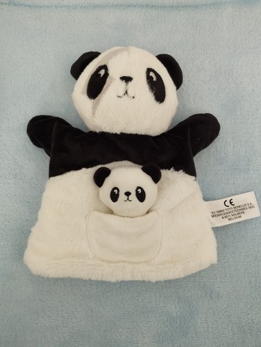 Doudou marionnette panda avec - panda,