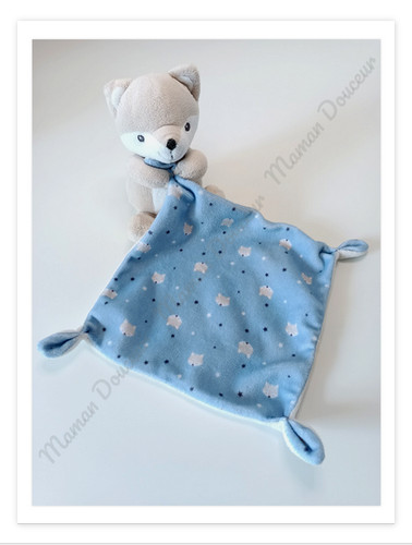 Doudou peluche loup - peluche, loup/renard